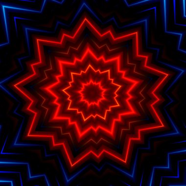Kırmızı, mavi ışık seri ya da birden parlamak. Neon kızdırma. Sıcak parlak ışınları. Lazer etkisi gösterir. Parlak şekil yaktı. Parlak Noel ışıltı. Birçok yıldız yaptı. Gece kulübü için pic. Modern dekor. Fantezi tarzı kapak. Görüntü.