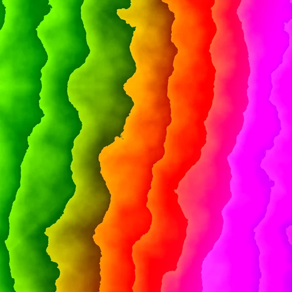 Πολύχρωμο fractal στρώματα. ΠΛΗΡΕΣ. Μικτή μορφή ακατέργαστων. Πορτοκαλί πράσινο ροζ χάρτινο. Πολυ σουρεαλιστικό σχήμα pic. Φθαρμένα κατεστραμμένη σελίδα. Αποκόμματα χαρτί τοίχο. Μοναδική ιδέα. Ζωηρά μακροεντολή. Περίκομψη διακόσμηση κενό. Κεφαλίδα. — Φωτογραφία Αρχείου