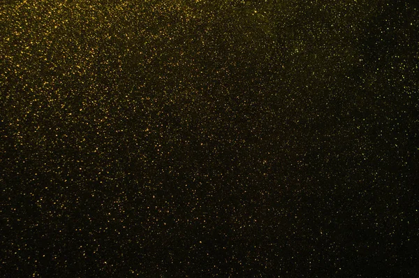 Magic sparkles stock photo, Defocused Gold Lights Over Dark Background, Abstract Backgrounds