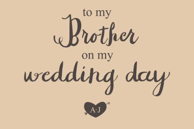 Düğün günümde teşekkür kartı.