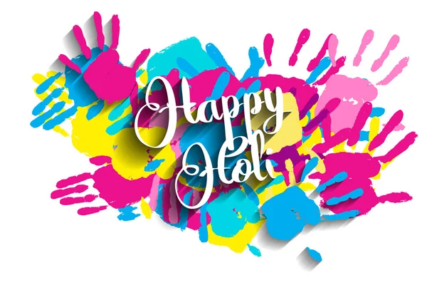 Happy Holi background — Stock Vector