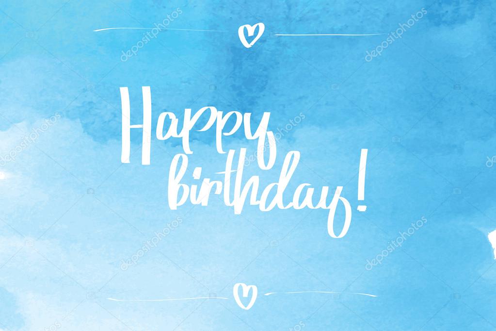 happy birthday script blue stock vector nastyaaroma2011 103559614 happy birthday blue