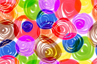 Noktalar renkli seamless modeli