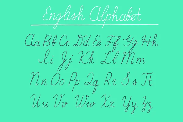 Алфавитные буквы прописные, строчные . — стоковый вектор