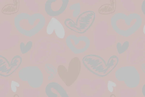 Seamless pattern with hearts — Stock Vector