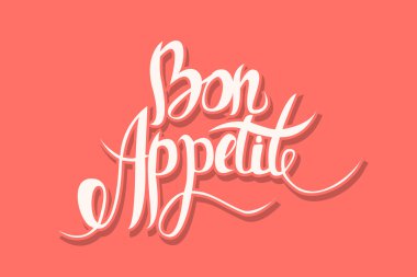 Afiyet olsun el çizilmiş yazı.