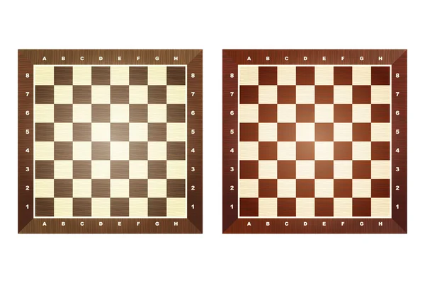 Conjunto de tableros de ajedrez . — Vector de stock