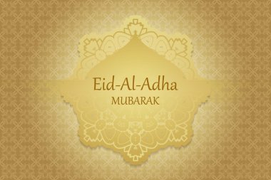 Dini Eid Al Kurban Bayramı mübarek arka plan tasarım.