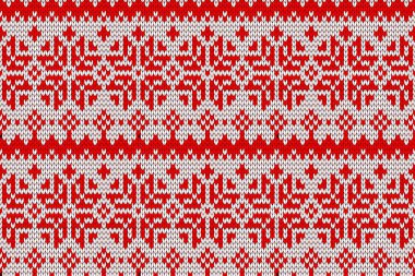 Dikişsiz örgü desen.