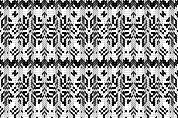 Seamless knitted pattern. — Stock Vector