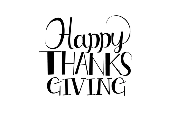 Happy Thanksgiving Day logotype, — Stock Vector