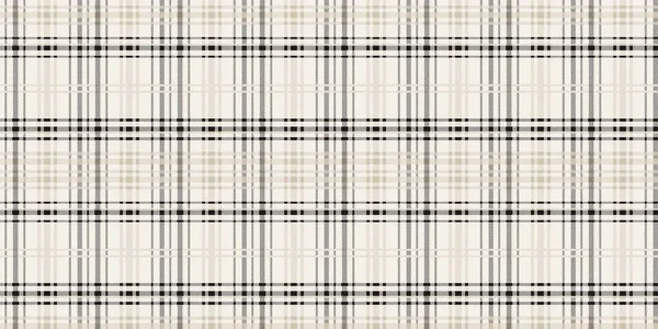 Motif Tartan Noir Blanc Sans Couture Illustration Vectorielle — Image vectorielle