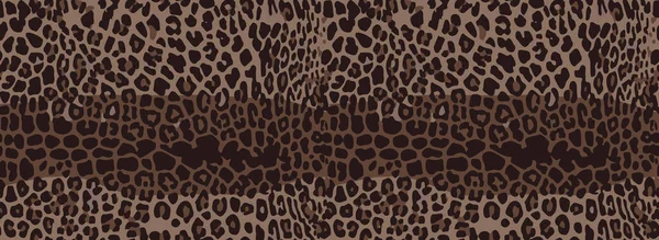 Leopard Sömlös Mönster Design Vektor Illustration Bakgrund — Stock vektor