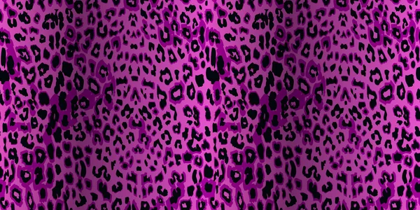 Patrón Textura Leopardo Rosa Sin Costuras Ilustración Vectorial — Vector de stock