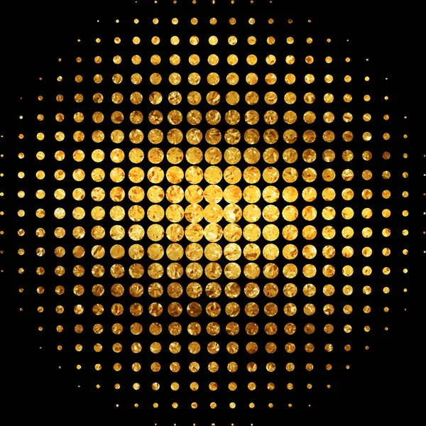 Gold Mosaic Abstract Vector Background — Stockový vektor