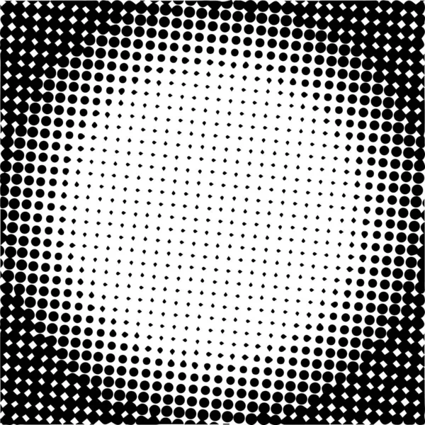 Vektor Halbtonpunkte Schwarze Punkte Auf Weißem Hintergrund — Stockvektor