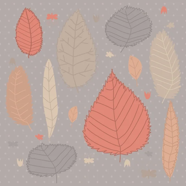 秋のデザインの背景 — ストックベクタ