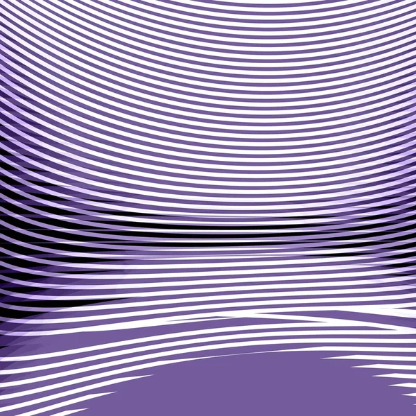 Weiß-lila Ochronie-Streifen mit Perspektive — Stockvektor