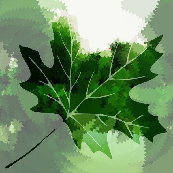 Кленовый лист — стоковый вектор