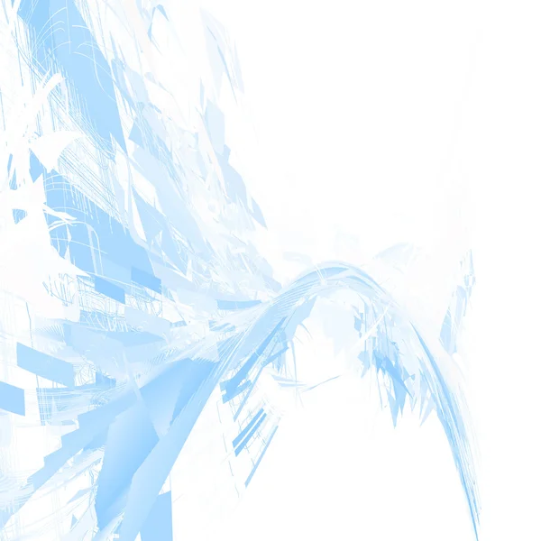Abstrait fond bleu ondulé — Image vectorielle