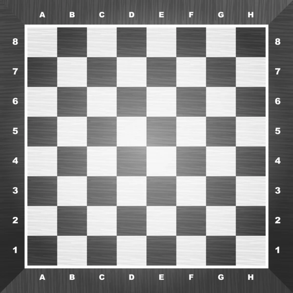 Empty chess board — Stock Vector