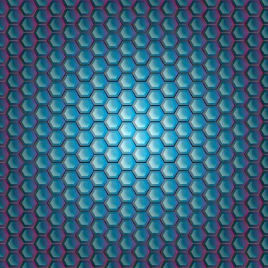 gerçekçi altıgen kılavuz arka plan.