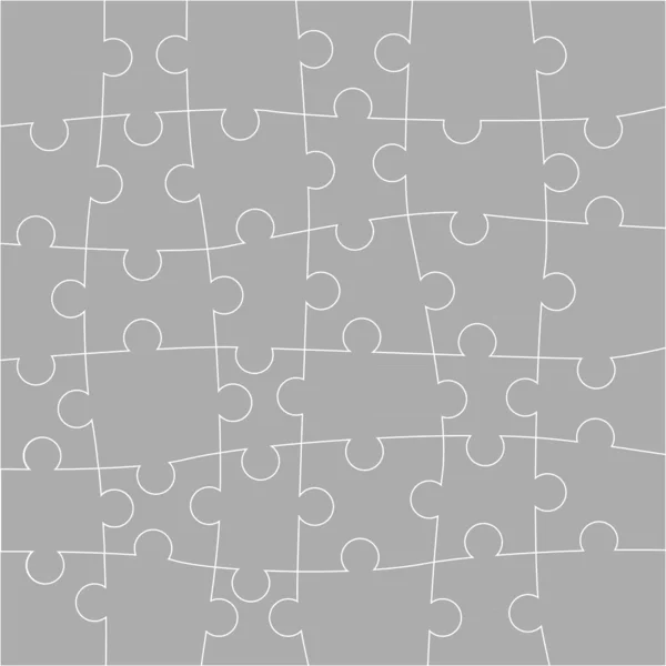 Puzzel - achtergrond, vectorillustratie, — Stockvector