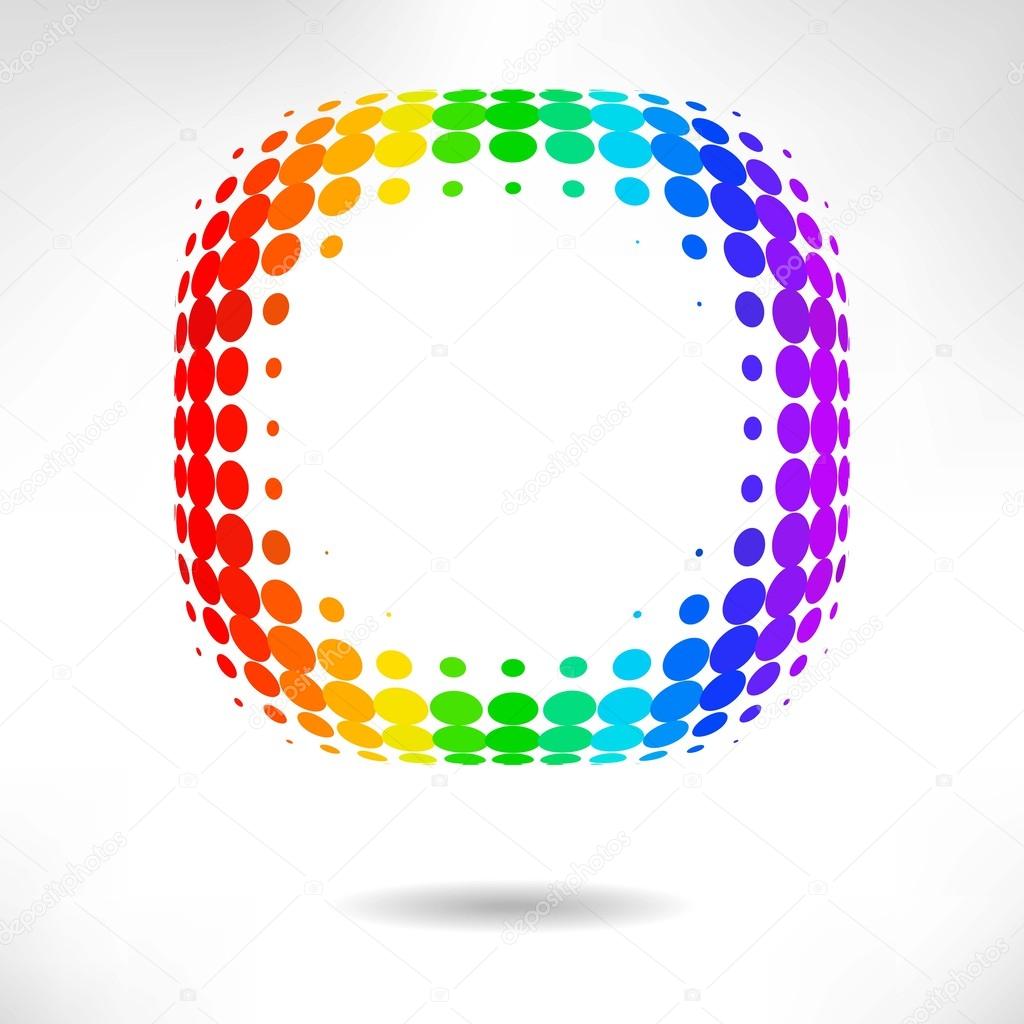 Vector color dot background. abstract  halftone background