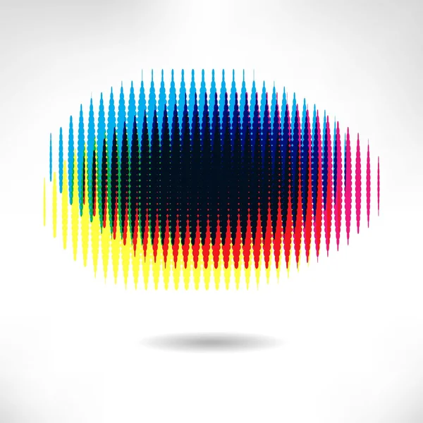 Cmyk halbtonne Banner. Vektor. — Stockvektor