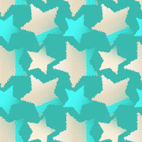 Seamless pattern with stars vector — Stock Vector