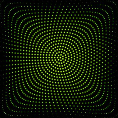 yarı ton yeşil daire