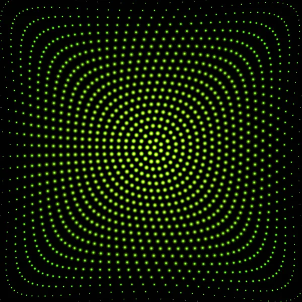 Cercle vert de demi-teinte — Image vectorielle