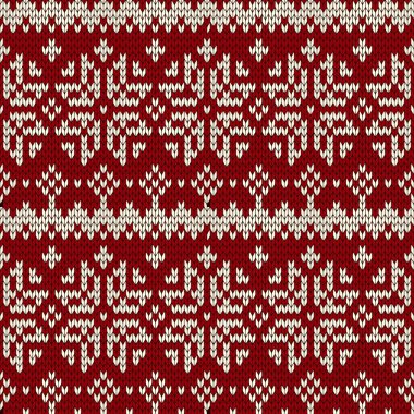 Noel Dikişsiz örgü arka plan.