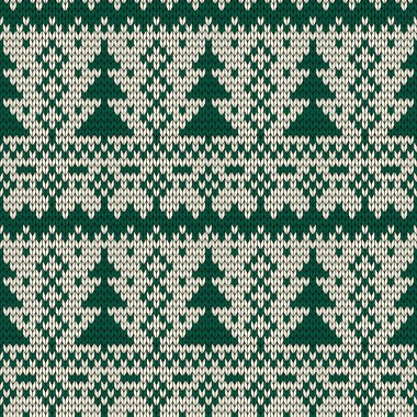 Noel Dikişsiz örgü arka plan.