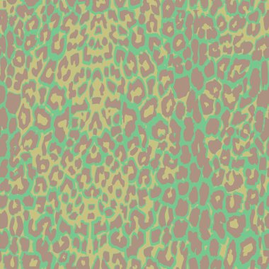 Green jaguar spotted background. clipart