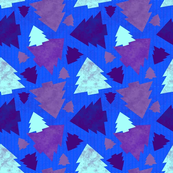Modèle sans couture avec des arbres de Noël — Image vectorielle