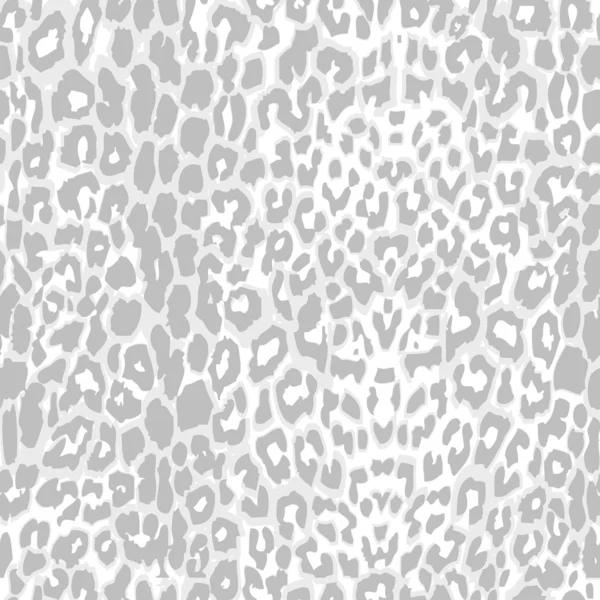 Motif d'impression léopard vecteur d'échelle de gris — Image vectorielle