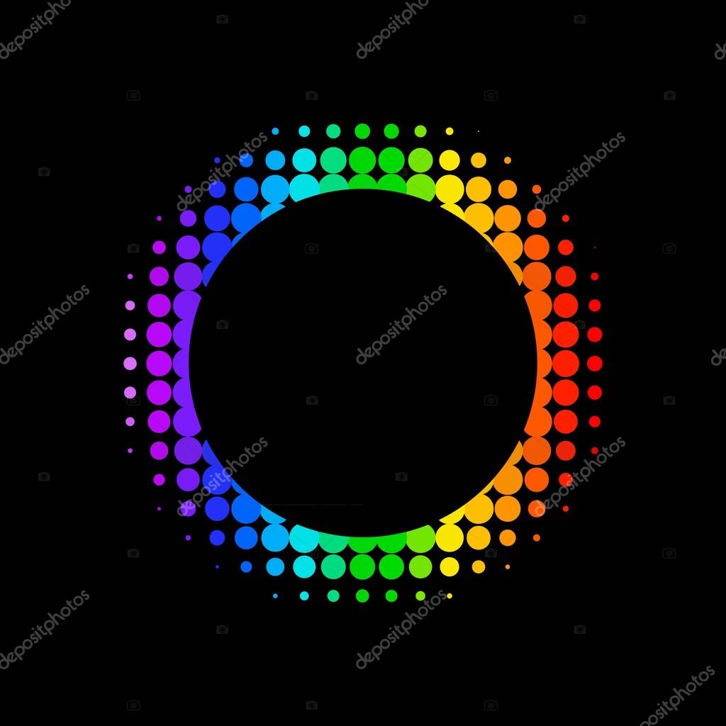 Vector color dot background. abstract  halftone background