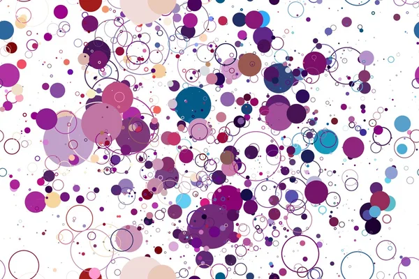 Cercle coloré motif sans couture — Image vectorielle