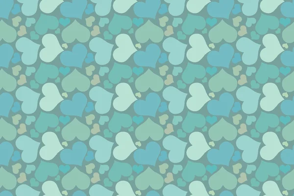 Endless blue romantic simple pattern. — Stock Vector