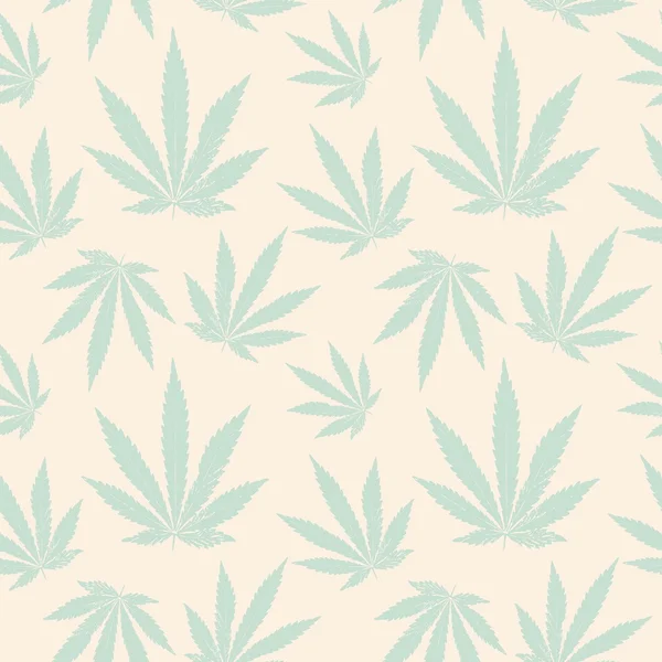 Esrar yaprağının vektörsüz deseni