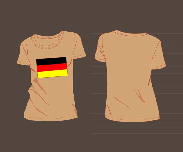 L "équipe nationale d'Allemagne — Image vectorielle