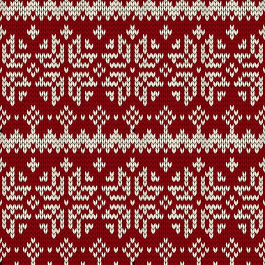 Noel Dikişsiz örgü arka plan.