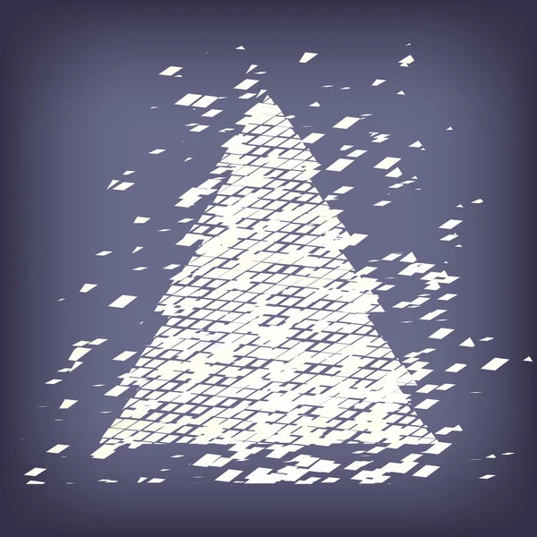 Árbol de Navidad de fondo vector de luz — Vector de stock