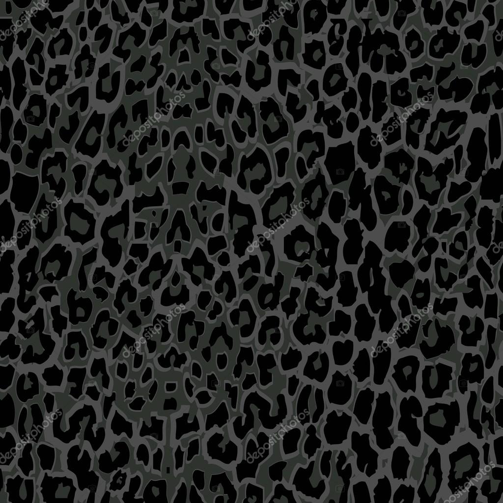 Seamless Black Leopard Print Stock Vector C Nastyaaroma11