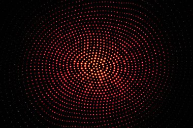 Kırmızı geometrik flaş