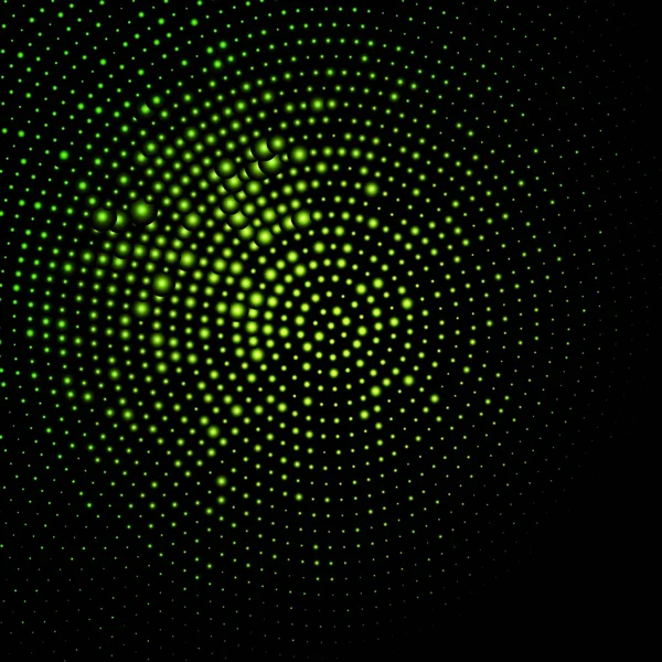 Groene geometrische flits. 10 eps — Stockvector