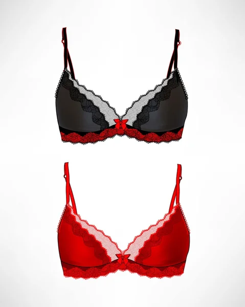 Set di 2 reggiseni — Vettoriale Stock