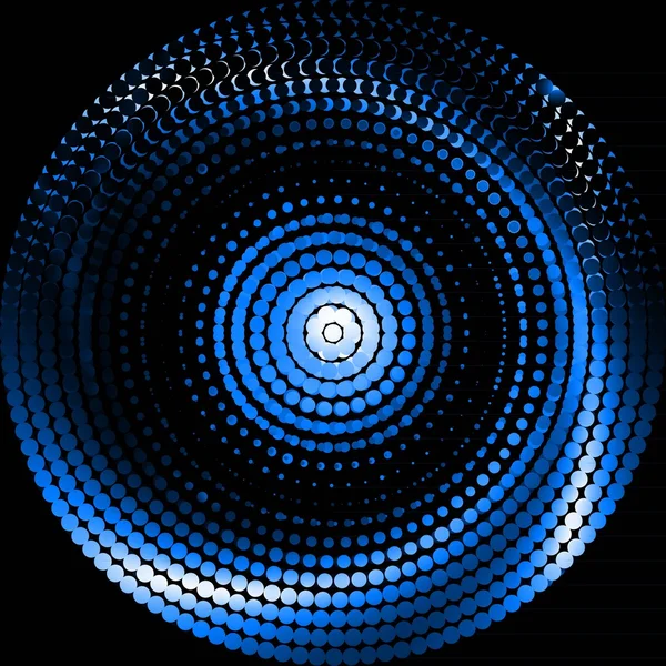 青い渦巻ベクトル — ストックベクタ
