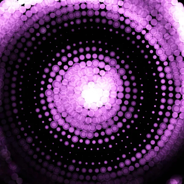 バイオレットの抽象的な渦巻の背景 — ストックベクタ